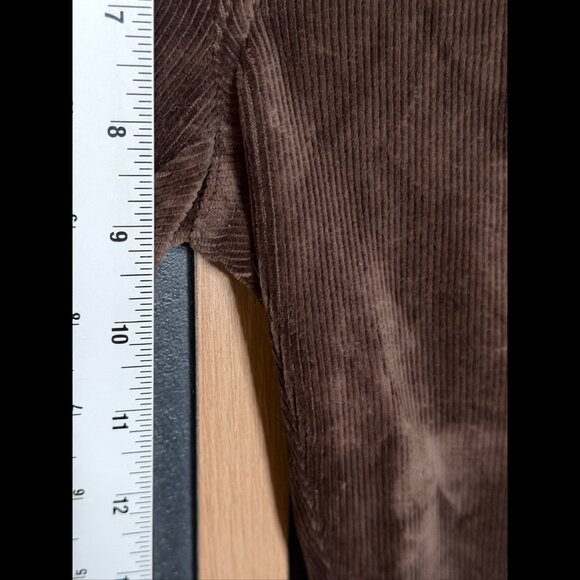 Michael Kors Pants Small Womens Brown Pull On Corduroy Stretch Skinny - Picture 4 of 10